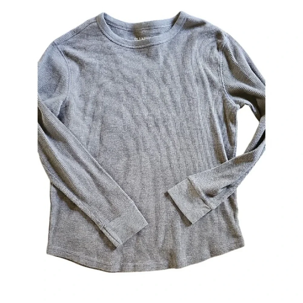 Old Navy Boys Long Sleeve Shirt Bundle Size L 10-12 Waffle Thermal Jersey 4 Pack